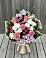 Букет цветов из: Альстромерии, Гвоздики, Розы и Хризантемы в Пойковском