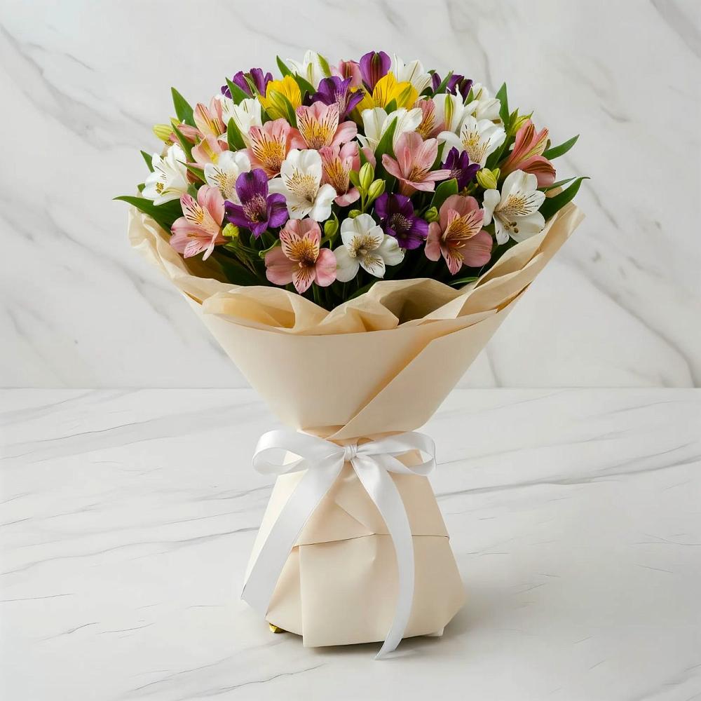 Букет цветов из: Альстромерии в Пойковском