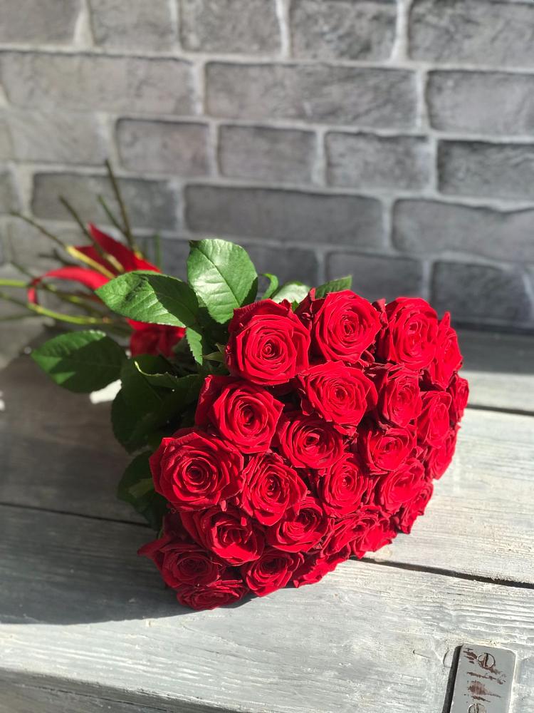 Букет Красные розы Фридом в Пойковском