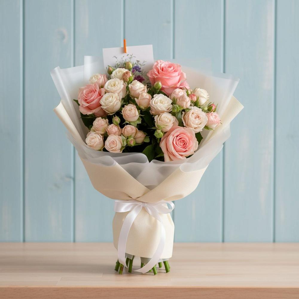 Букет цветов из: Розы в Пойковском