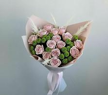 Букет цветов из:  Розы и Хризантемы в Пойковском