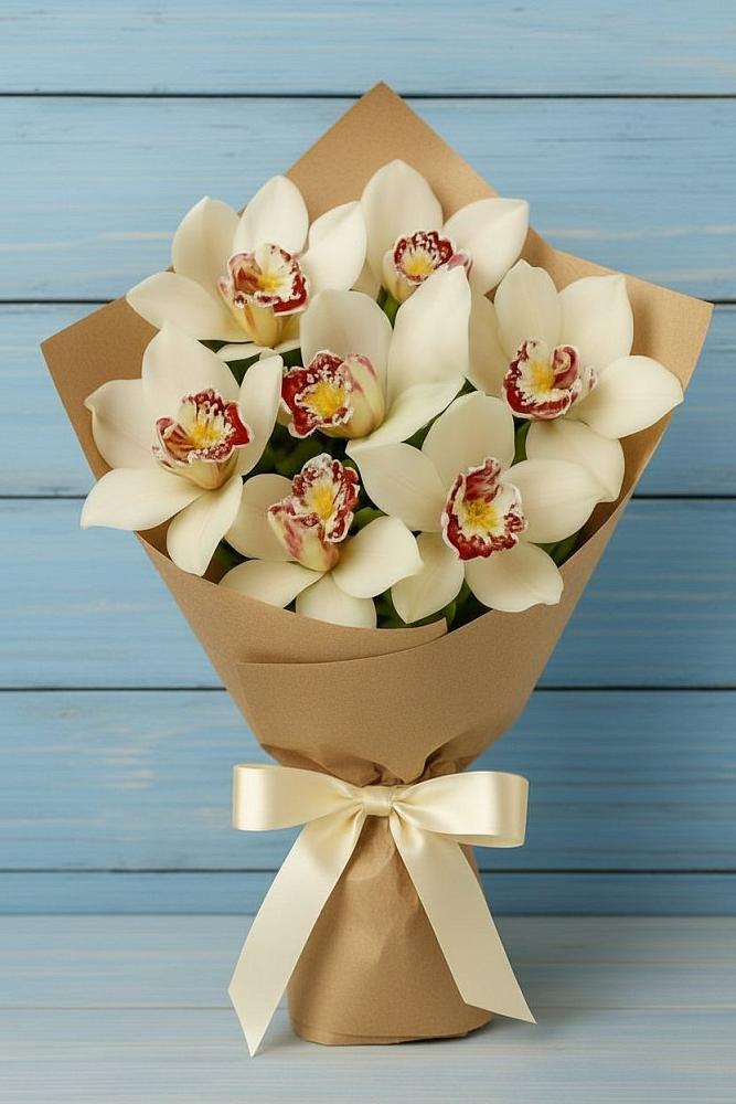 Букет цветов из: Орхидеи и Розы в Пойковском