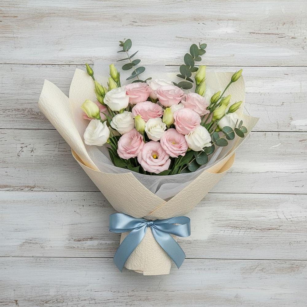 Букет цветов из: Лизиантусы в Пойковском